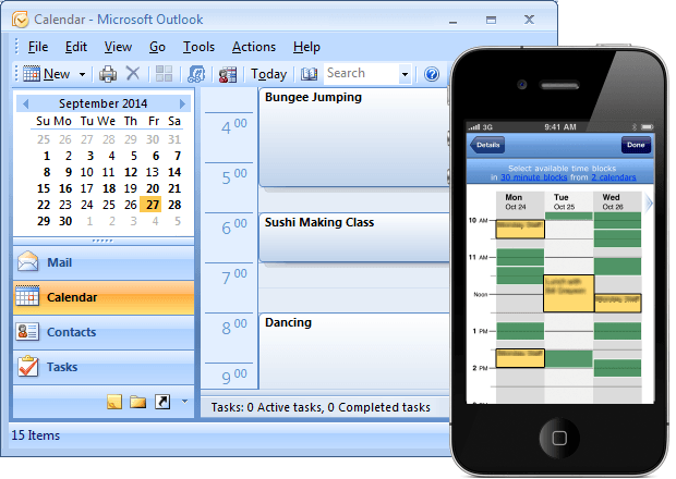how to sync mac and iphone calender