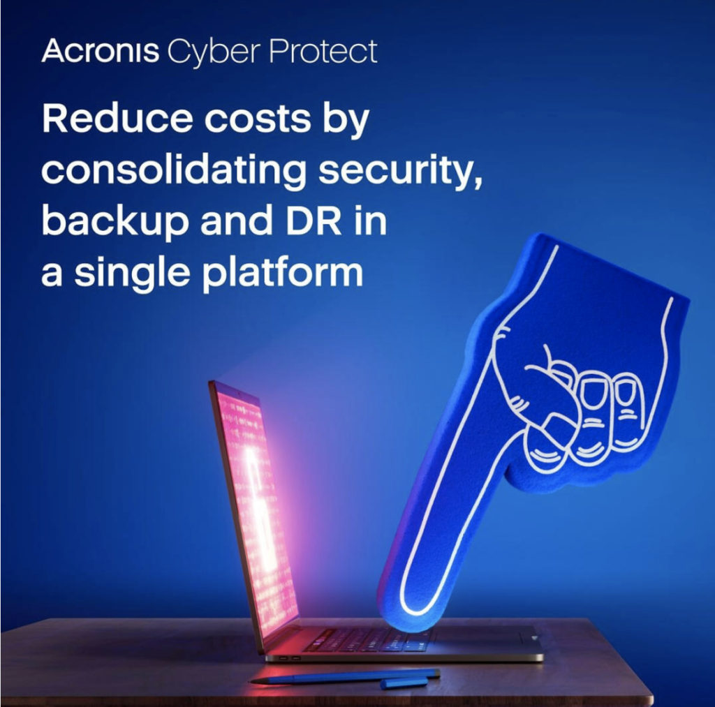 Acronis cyber protect.Backup software